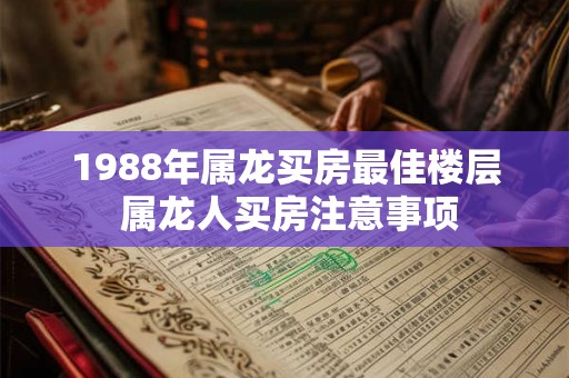 1988年属龙买房最佳楼层 属龙人买房注意事项