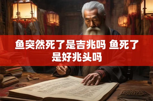 鱼突然死了是吉兆吗 鱼死了是好兆头吗