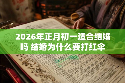 2026年正月初一适合结婚吗 结婚为什么要打红伞