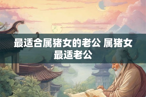 最适合属猪女的老公 属猪女最适老公