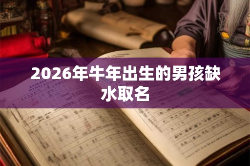 2026年牛年出生的男孩缺水取名