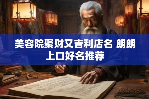 美容院聚财又吉利店名 朗朗上口好名推荐 美容院聚财又吉利店名 朗朗上口好名推荐