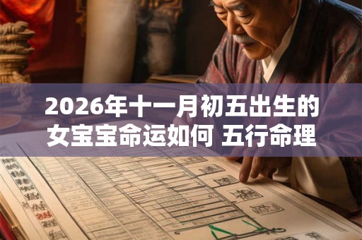 2026年十一月初五出生的女宝宝命运如何 五行命理查询