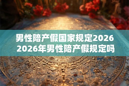 男性陪产假国家规定2026 2026年男性陪产假规定吗