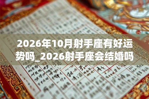 2026年10月射手座有好运势吗_2026射手座会结婚吗