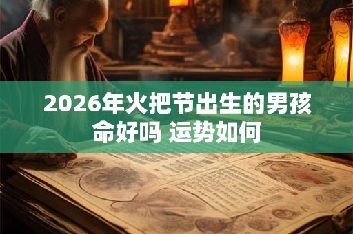 2026年火把节出生的男孩命好吗 运势如何