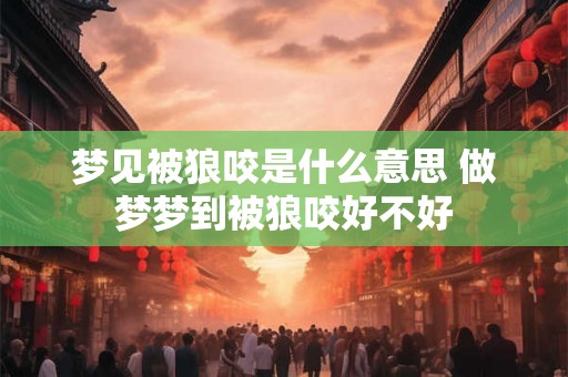 梦见被狼咬是什么意思 做梦梦到被狼咬好不好 梦见被狼咬是什么意思 做梦梦到被狼咬好不好