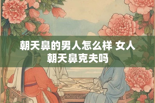 朝天鼻的男人怎么样 女人朝天鼻克夫吗