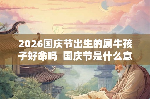2026国庆节出生的属牛孩子好命吗  国庆节是什么意思