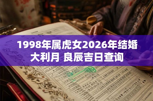1998年属虎女2026年结婚大利月 良辰吉日查询