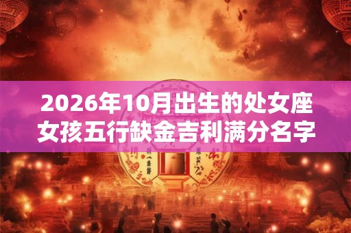 2026年10月出生的处女座女孩五行缺金吉利满分名字