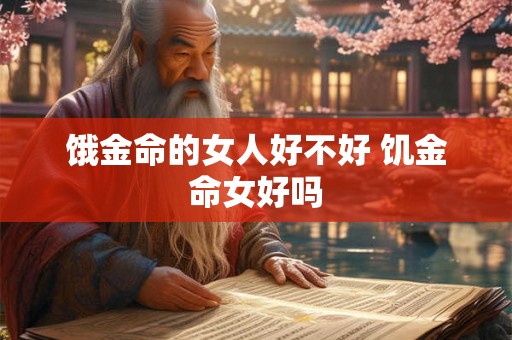 饿金命的女人好不好 饥金命女好吗 饿金命的女人好不好 饥金命女好吗