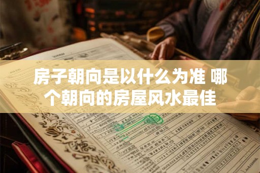 房子朝向是以什么为准 哪个朝向的房屋风水最佳