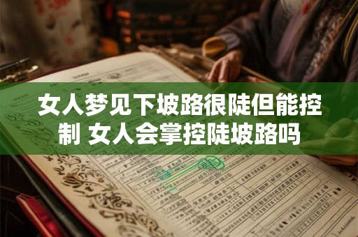 女人梦见下坡路很陡但能控制 女人会掌控陡坡路吗
