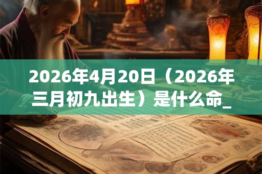 2026年4月20日（2026年三月初九出生）是什么命_命运如何