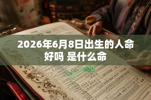 2026年6月8日出生的人命好吗 是什么命