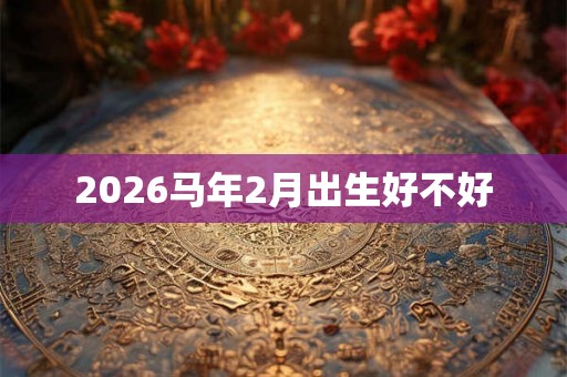 2026马年2月出生好不好