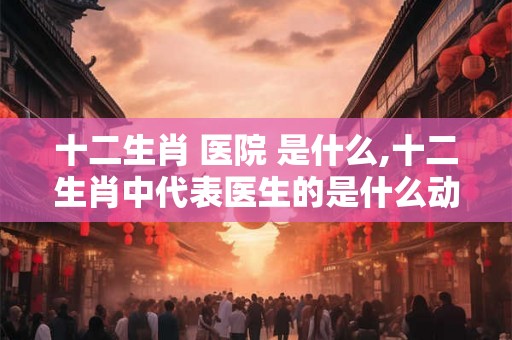 十二生肖 医院 是什么,十二生肖中代表医生的是什么动物