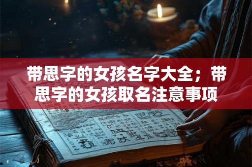 带思字的女孩名字大全;带思字的女孩取名注意事项 带思字的女孩名字大全;带思字的女孩取名注意事项