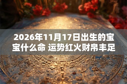 2026年11月17日出生的宝宝什么命 运势红火财帛丰足 2026年11月17日出生的宝宝什么命 运势红火财帛丰足