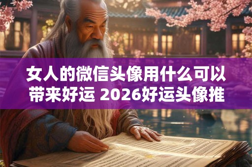 女人的微信头像用什么可以带来好运 2026好运头像推荐