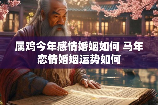 属鸡今年感情婚姻如何 马年恋情婚姻运势如何
