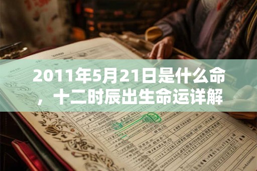 2011年5月21日是什么命，十二时辰出生命运详解