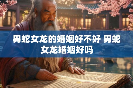 男蛇女龙的婚姻好不好 男蛇女龙婚姻好吗