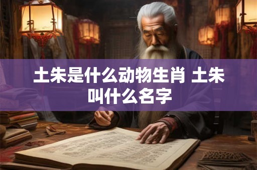土朱是什么动物生肖 土朱叫什么名字