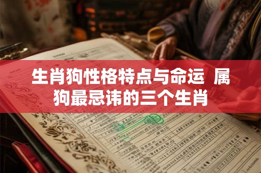 生肖狗性格特点与命运  属狗最忌讳的三个生肖