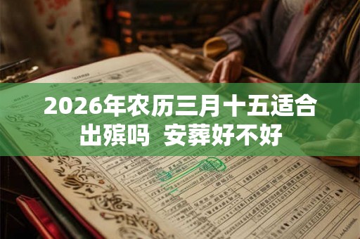 2026年农历三月十五适合出殡吗 安葬好不好 2026年农历三月十五适合出殡吗 安葬好不好