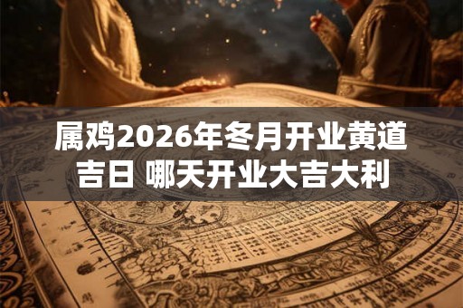 属鸡2026年冬月开业黄道吉日 哪天开业大吉大利