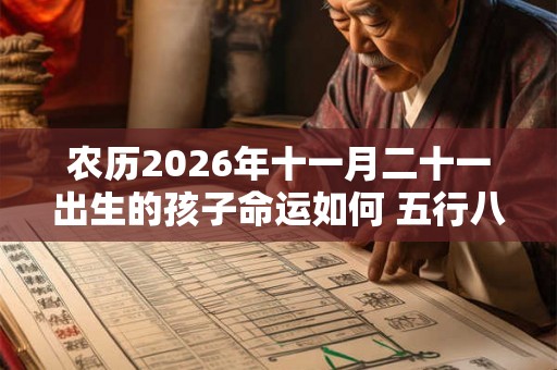 农历2026年十一月二十一出生的孩子命运如何 五行八字算命取名