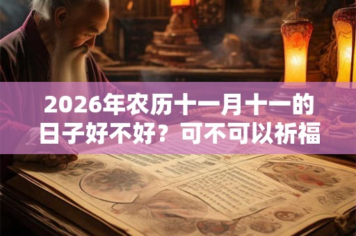 2026年农历十一月十一的日子好不好?可不可以祈福? 2026年农历十一月十一的日子好不好?可不可以祈福?