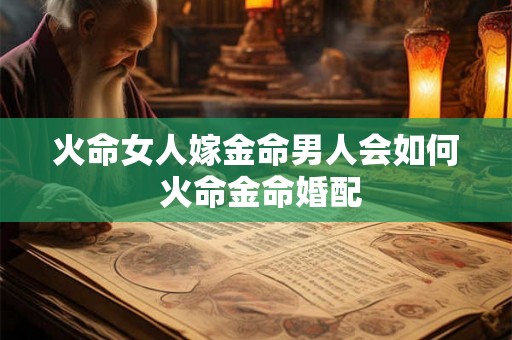 火命女人嫁金命男人会如何 火命金命婚配