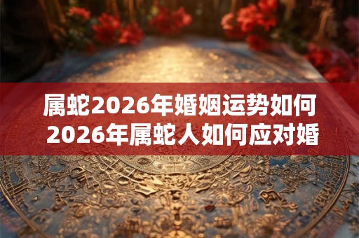 属蛇2026年婚姻运势如何 2026年属蛇人如何应对婚姻危机