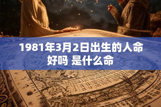 1981年3月2日出生的人命好吗 是什么命