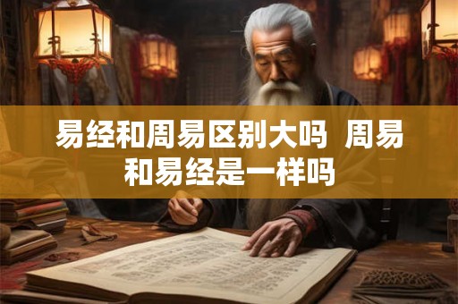 易经和周易区别大吗  周易和易经是一样吗