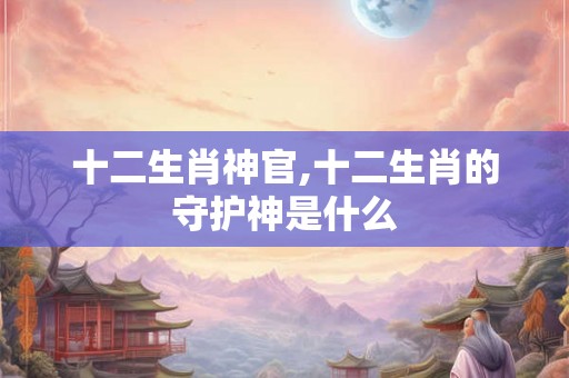 十二生肖神官,十二生肖的守护神是什么