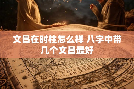文昌在时柱怎么样 八字中带几个文昌最好