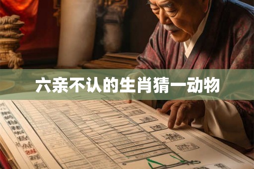 六亲不认的生肖猜一动物
