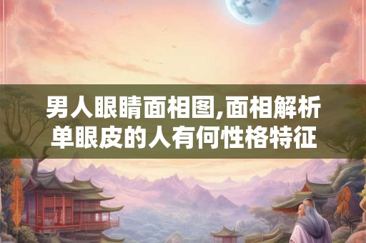 男人眼睛面相图,面相解析单眼皮的人有何性格特征 男人眼睛面相图,面相解析单眼皮的人有何性格特征