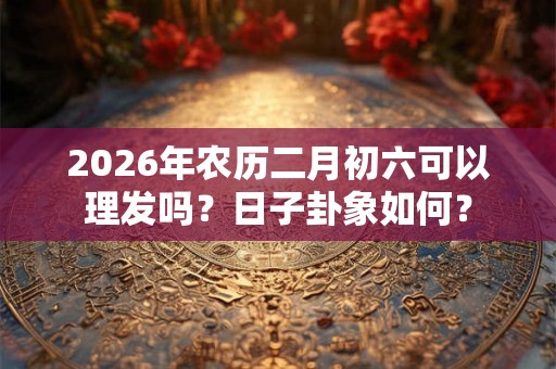 2026年农历二月初六可以理发吗？日子卦象如何？