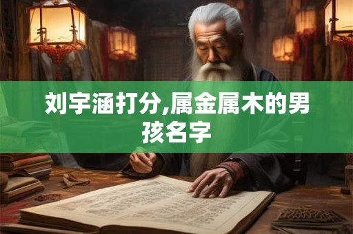 刘宇涵打分,属金属木的男孩名字 刘宇涵打分,属金属木的男孩名字