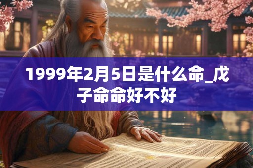 1999年2月5日是什么命_戊子命命好不好