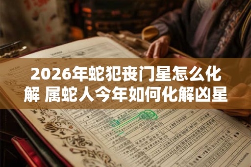 2026年蛇犯丧门星怎么化解 属蛇人今年如何化解凶星 2026年蛇犯丧门星怎么化解 属蛇人今年如何化解凶星