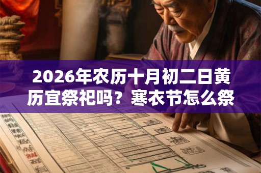2026年农历十月初二日黄历宜祭祀吗?寒衣节怎么祭祀 2026年农历十月初二日黄历宜祭祀吗?寒衣节怎么祭祀