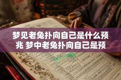 梦见老兔扑向自己是什么预兆 梦中老兔扑向自己是预示什么意义的征兆