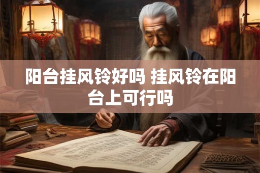 阳台挂风铃好吗 挂风铃在阳台上可行吗