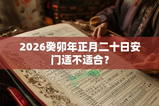 2026癸卯年正月二十日安门适不适合？